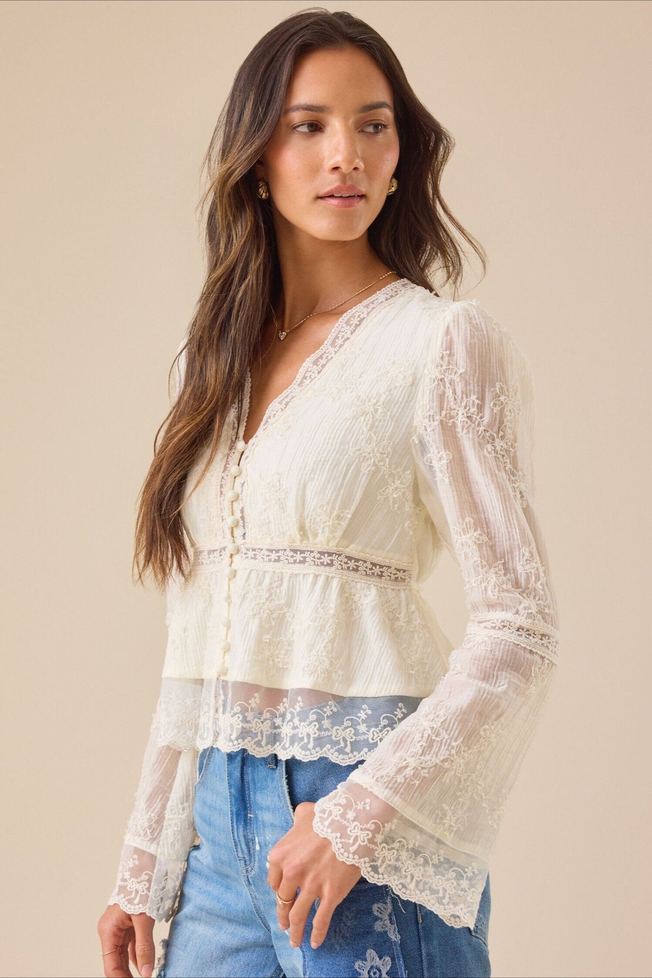 Beautifully Finished Blouse in a Timeless Design