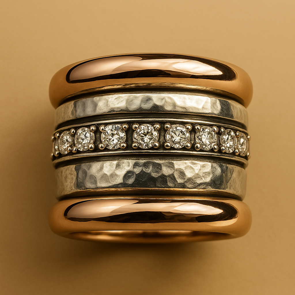 Layered Thick Gold Ring