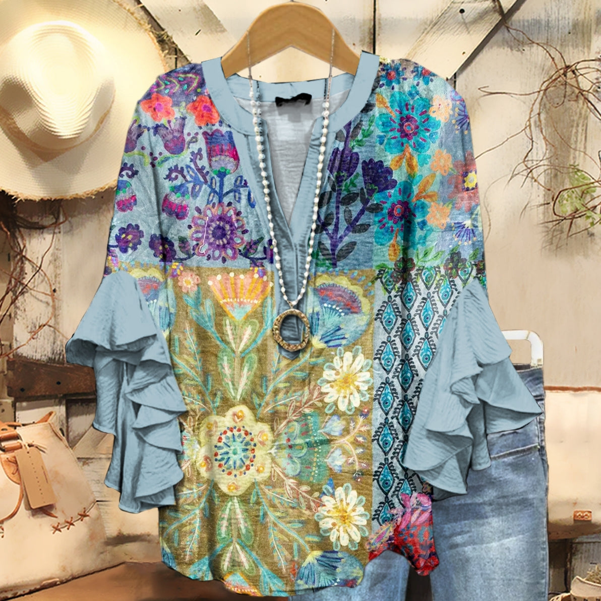 Timeless Vintage Style Top