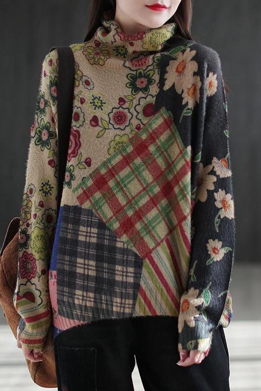 Winter Turtleneck Knitted Sweater