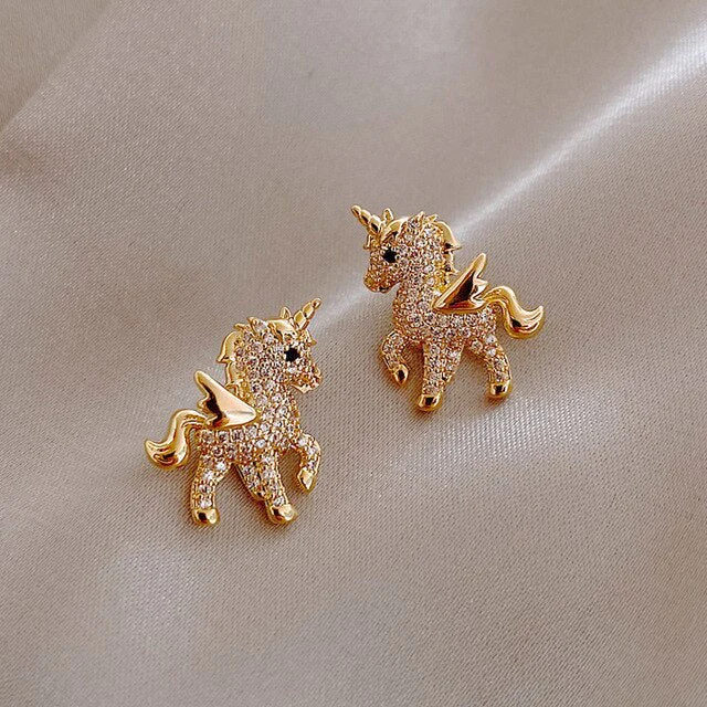 Bright Unicorn Earrings