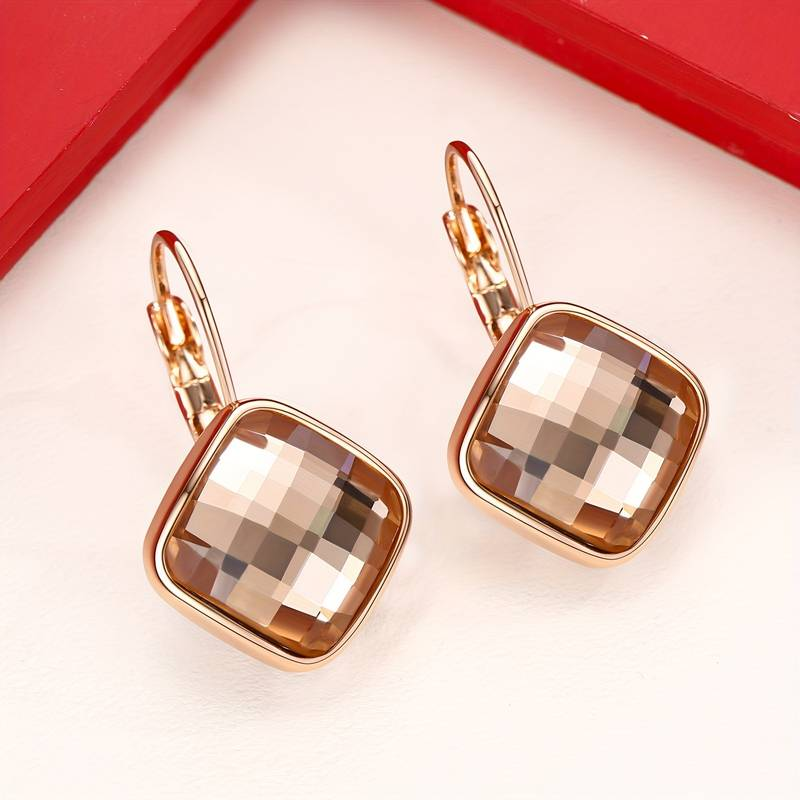 Bright Square Earrings