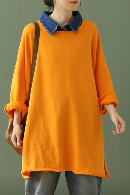 Limited Stock- Stitching Color Contrast T-shirt