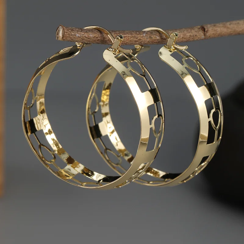 Golden Hoops Earrings
