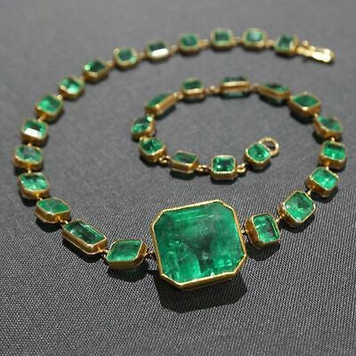 Emerald Gold Necklace
