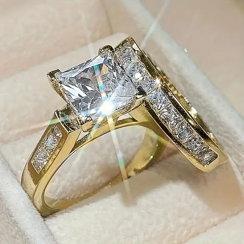 Gold Zirconia Ring Pack