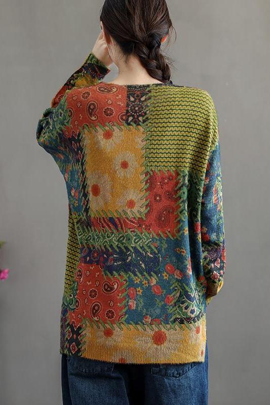 Autumn Retro Knitted Sweater