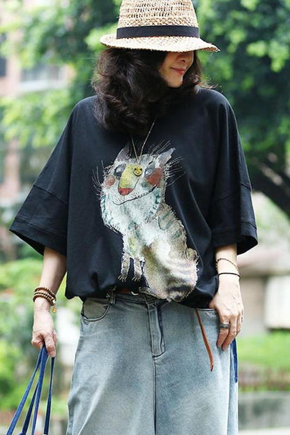 Limited Stock- Animal Printed Loose T-shirt