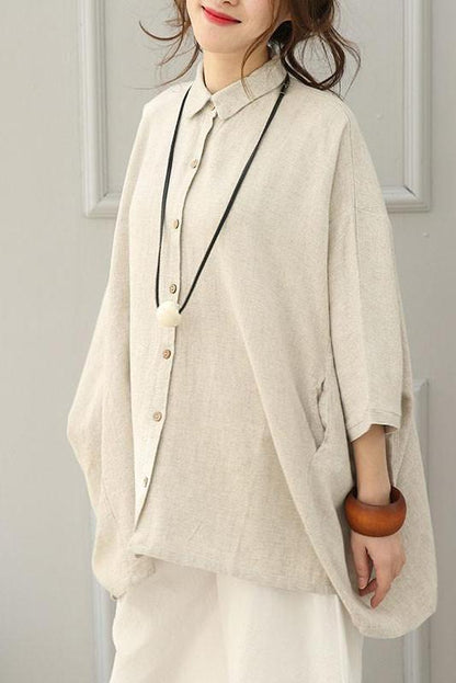 Limited Stock- Simple Loose Pure Color Shirt