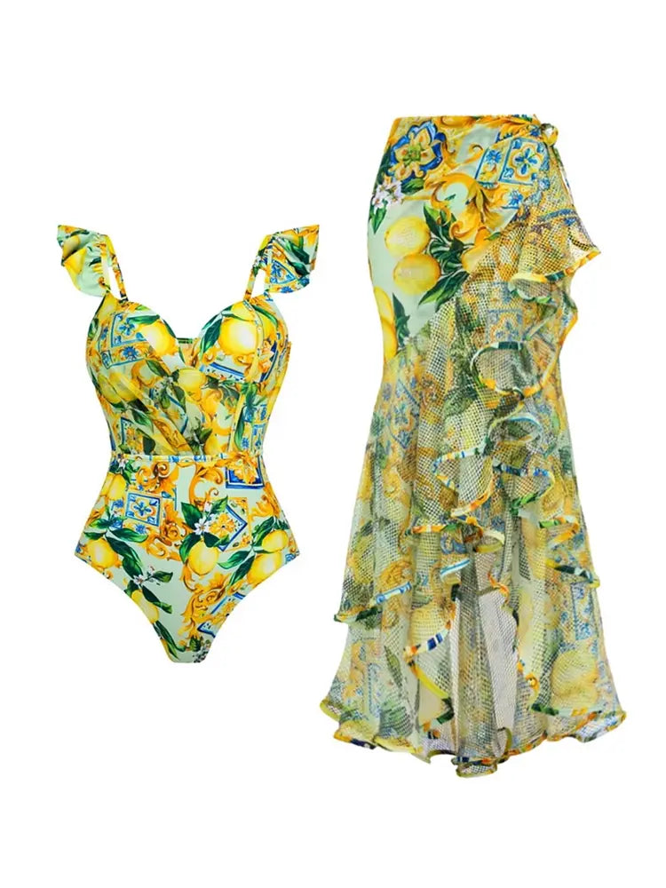 Ruffle Suit