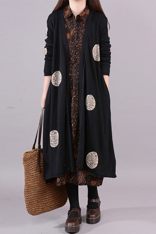 New Loose Pocket Knit Sweater Cardigan Jacket
