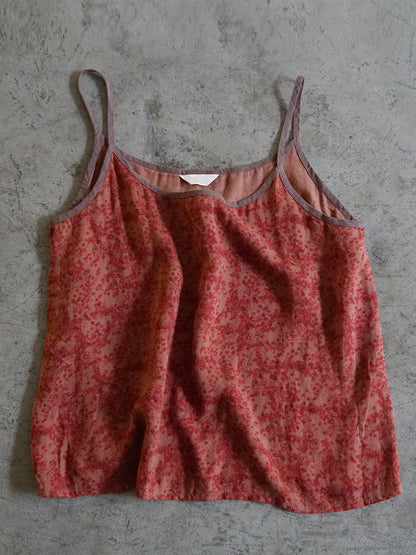 Summer Print Linen Vest