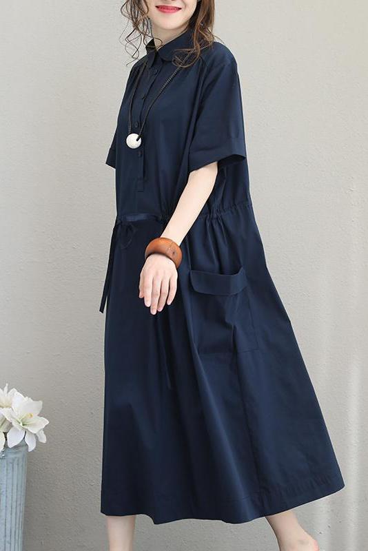 Summer Design Cotton Dresses Loose Clothes
