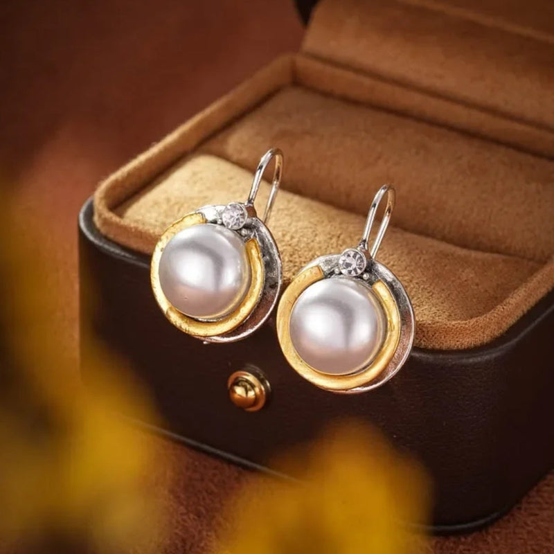Pearl Silver Earrings