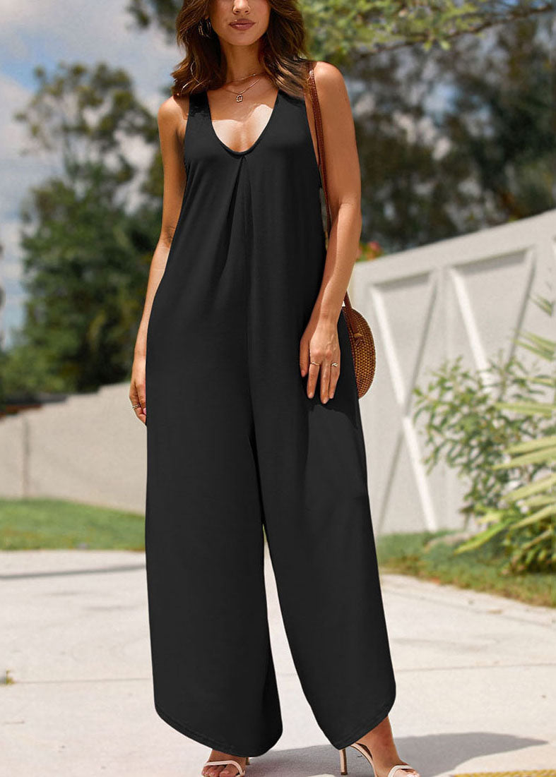 Black Patchwork Maxi Spaghetti Strap Dress Summer