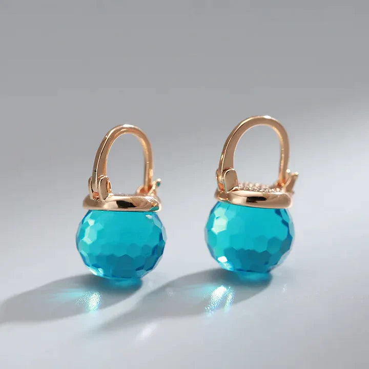 Blue Crystal Earrings