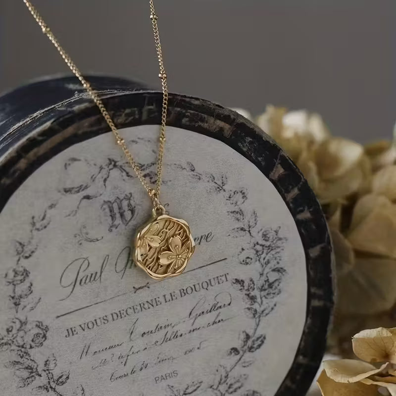 Peony Charm Necklace