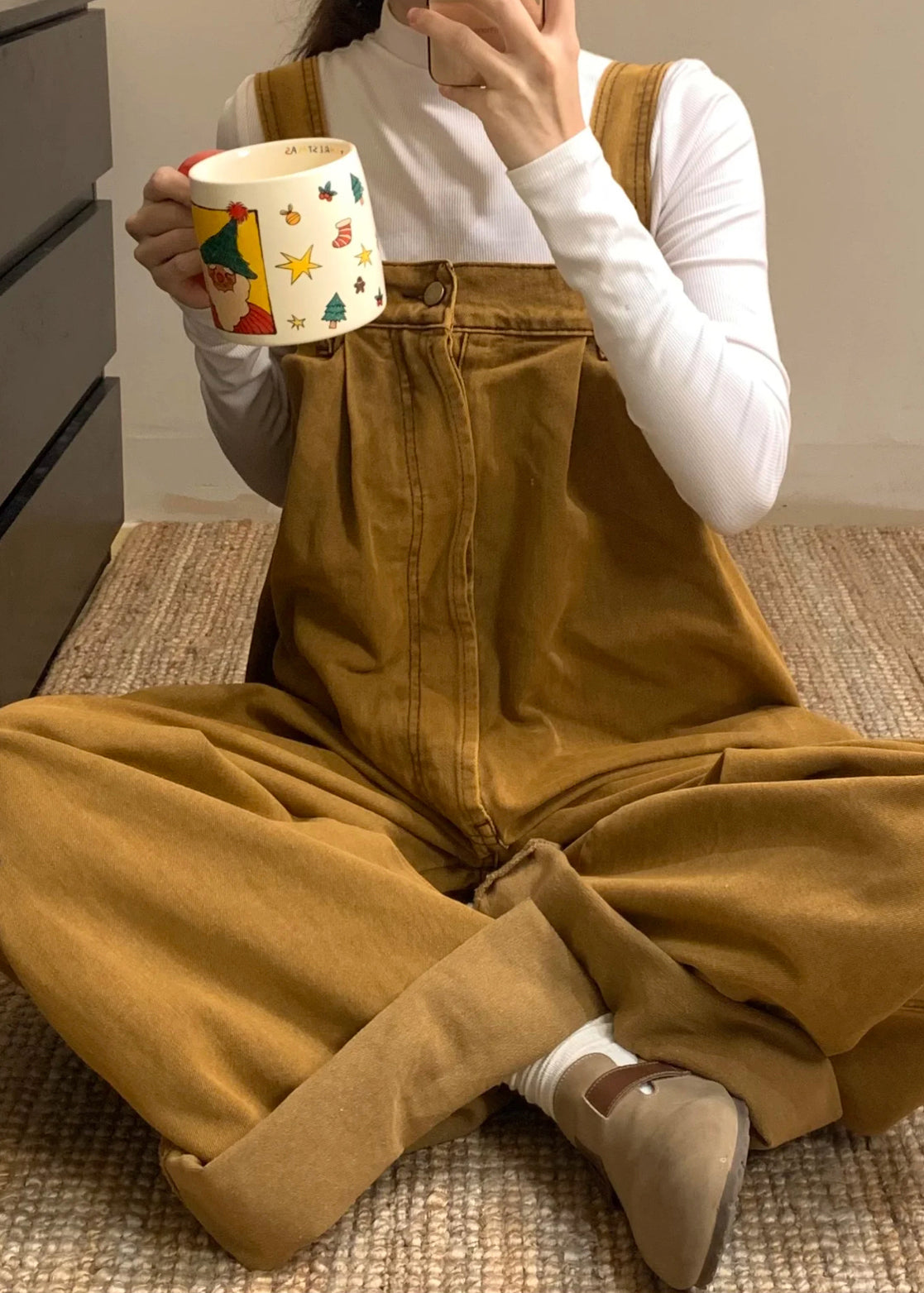 New Brown Button Denim Jumpsuits Sleeveless