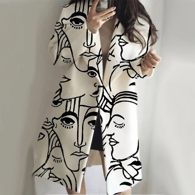 Minimalistisches Gesichtsdesign
