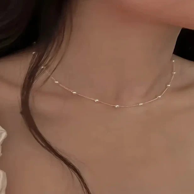 Baroque Style Pearl Necklace Crafted in Gold