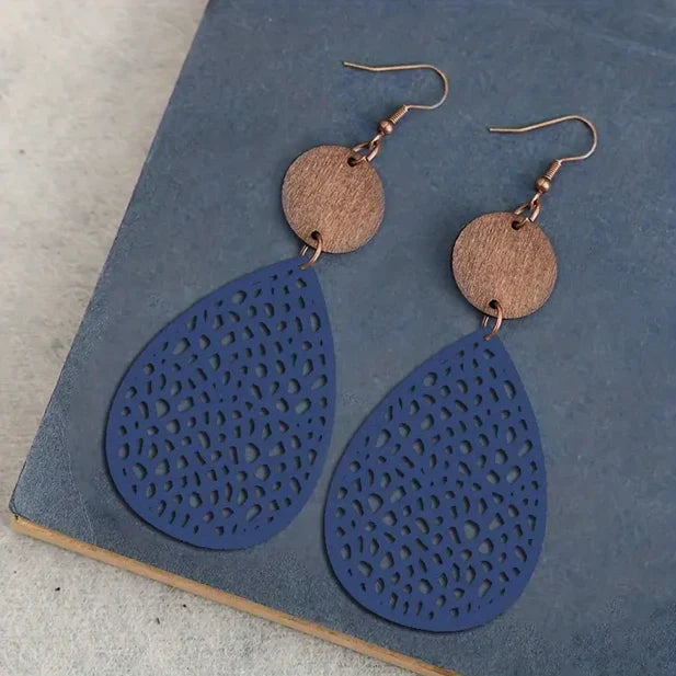 Leather Dangle Earrings