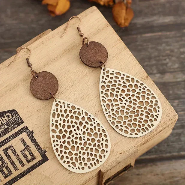 Leather Dangle Earrings