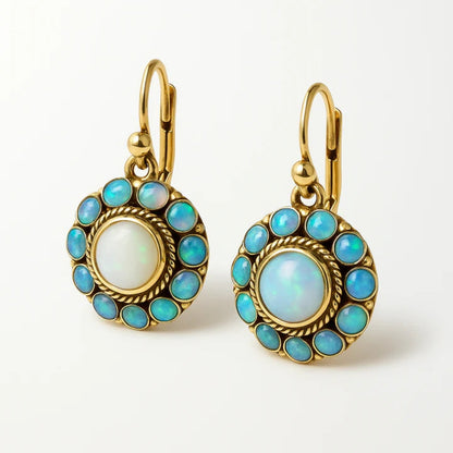 Estate Opal Earrings
