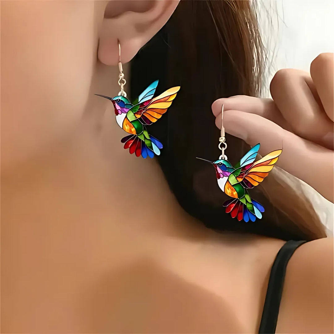 Hummingbird Necklace With Bonus Earrings – Limited Time Offer