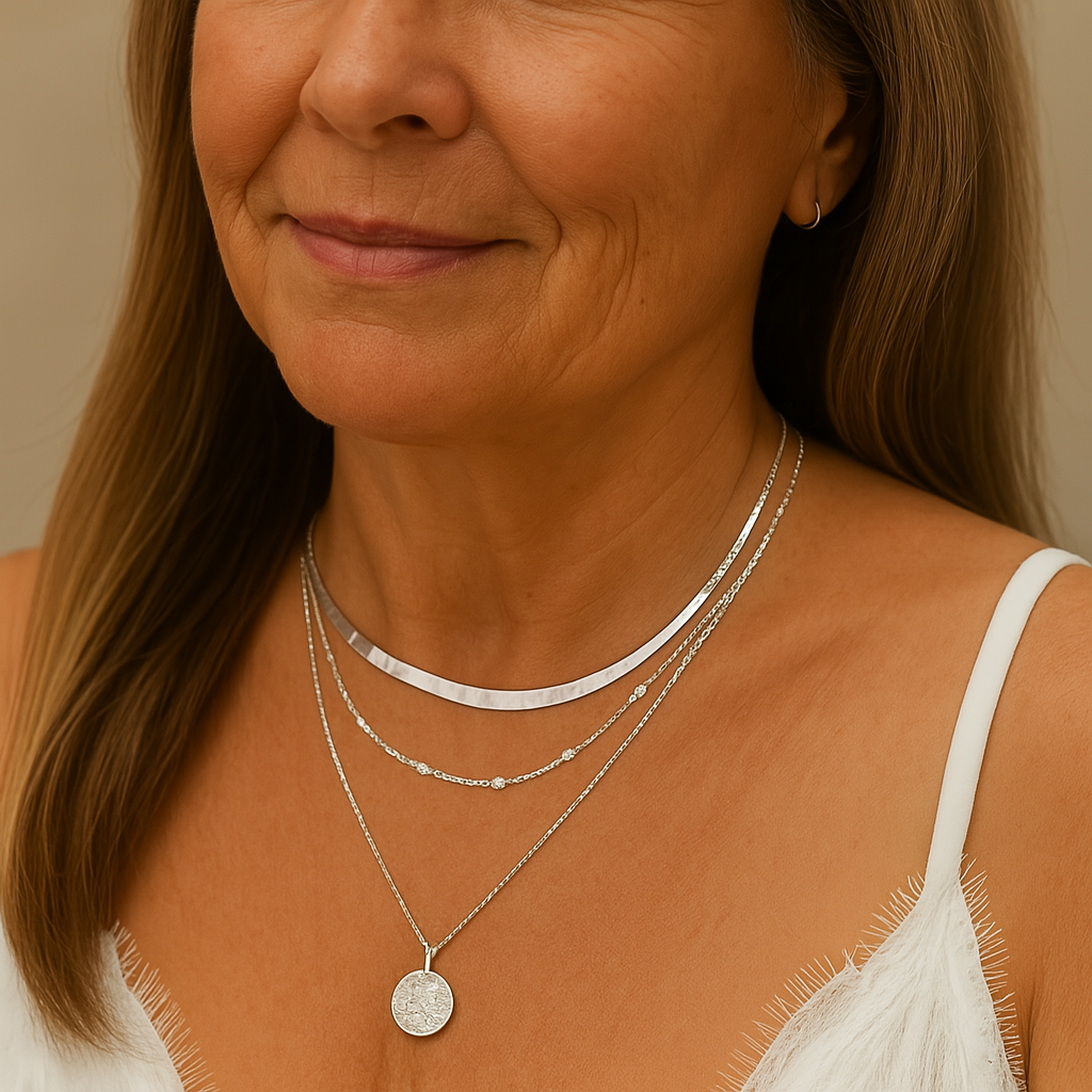 Layered Silver Luxe Necklace