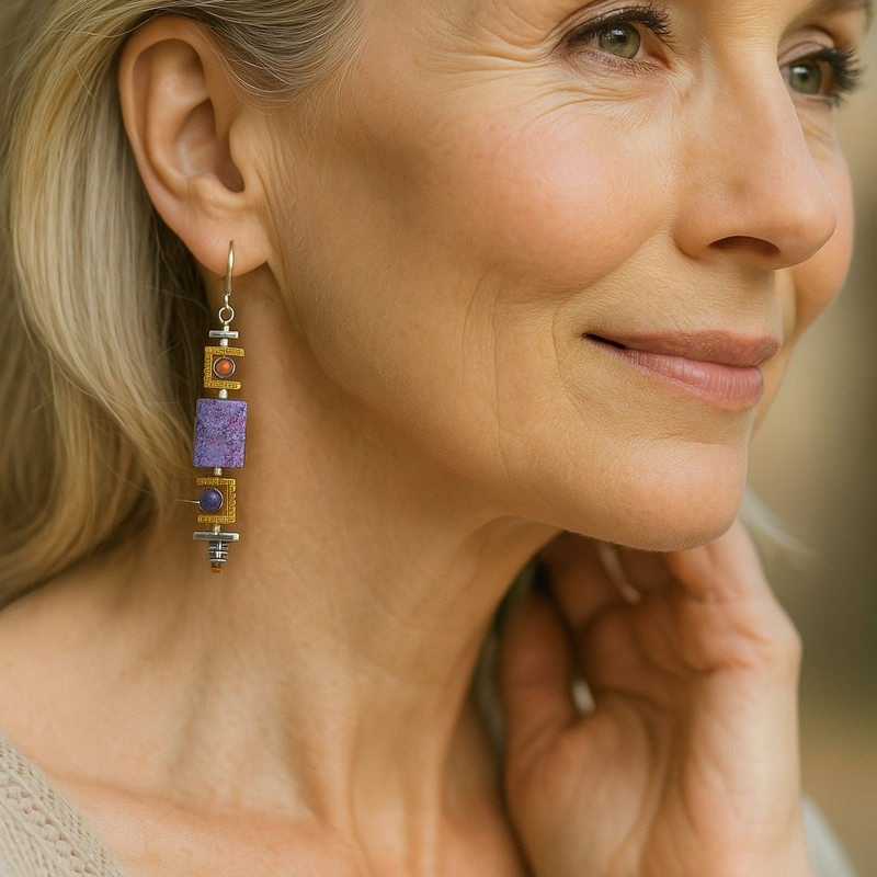 Lila Stein Old Earrings