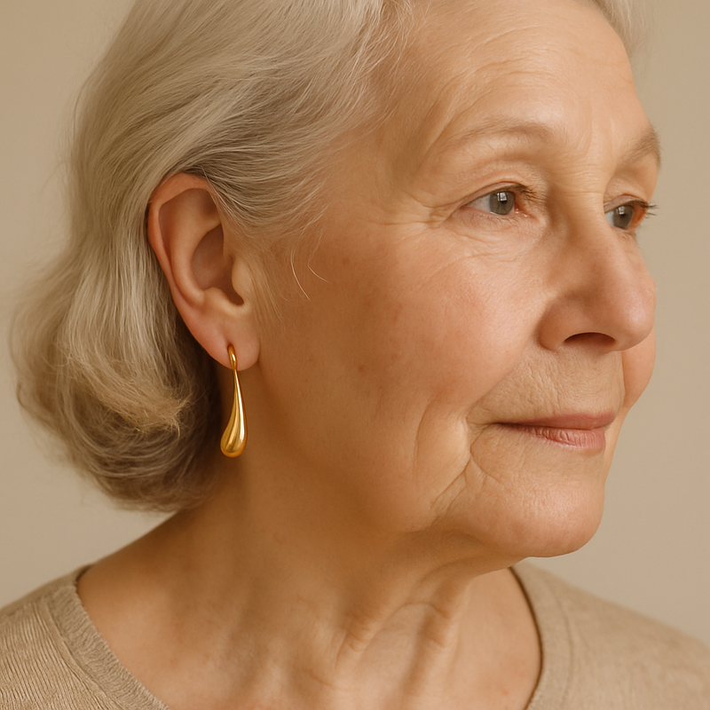 Gold Drop Earrings