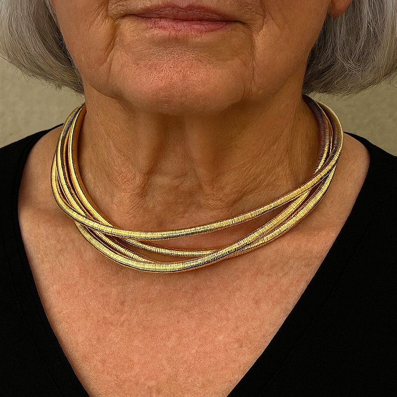 Layered Golden Necklace