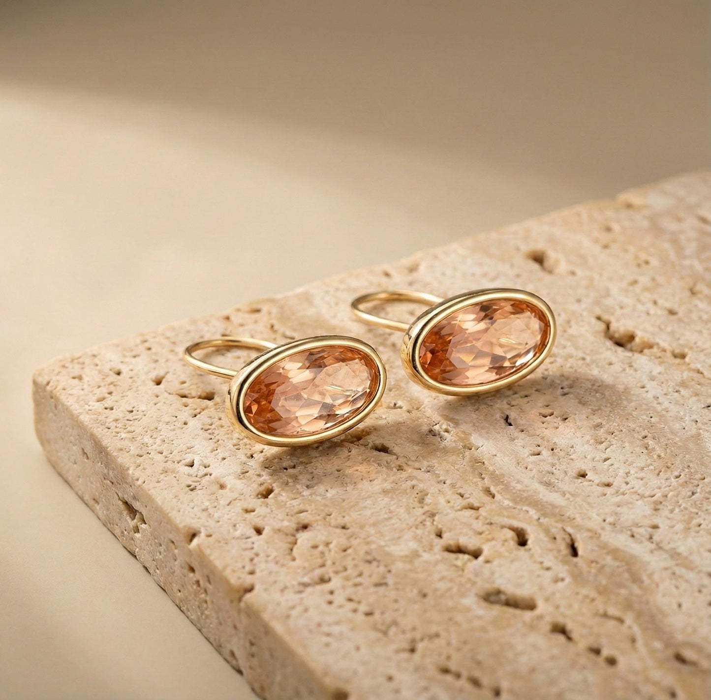 Golden Dangle Earrings