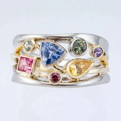 Colorful Zirconia Ring