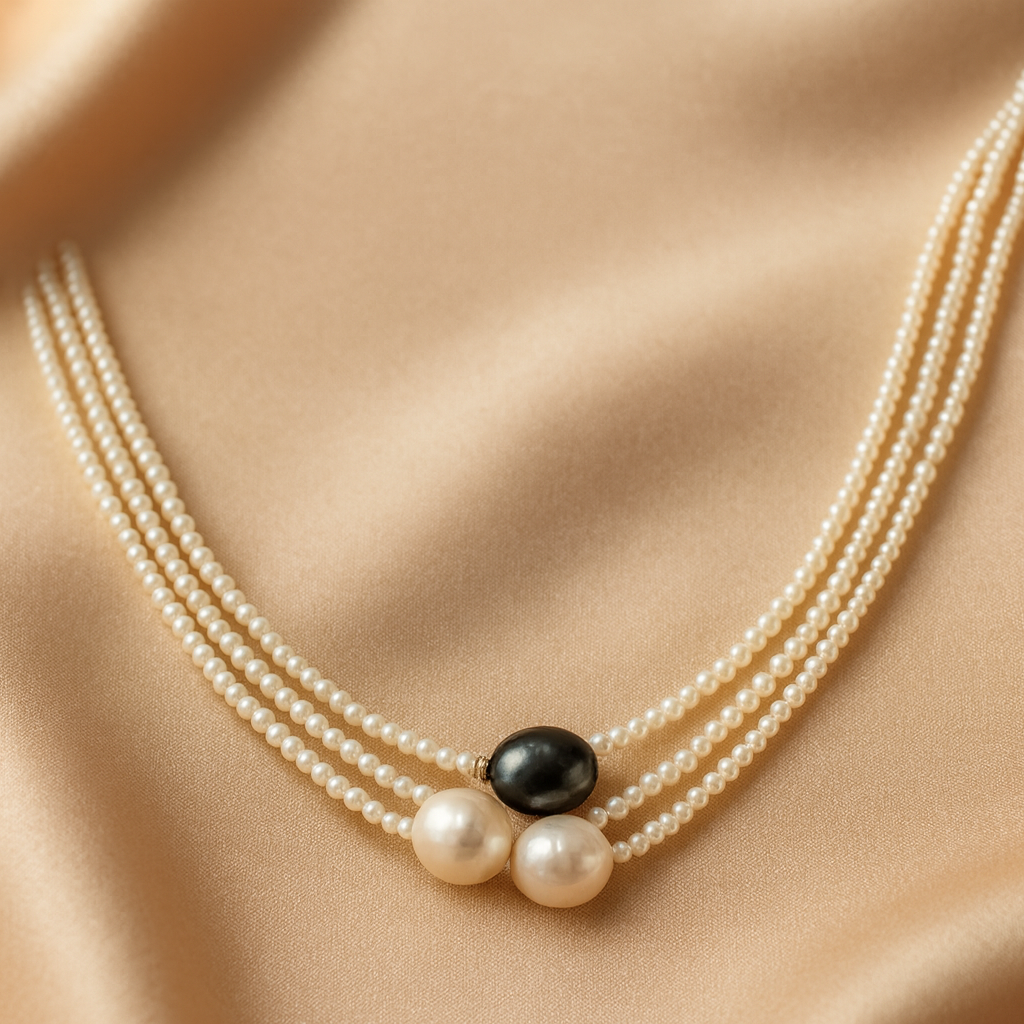 Natural Pearl Pendant Necklace