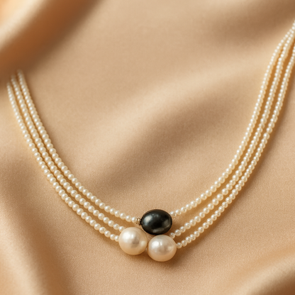 Natural Pearl Pendant Necklace