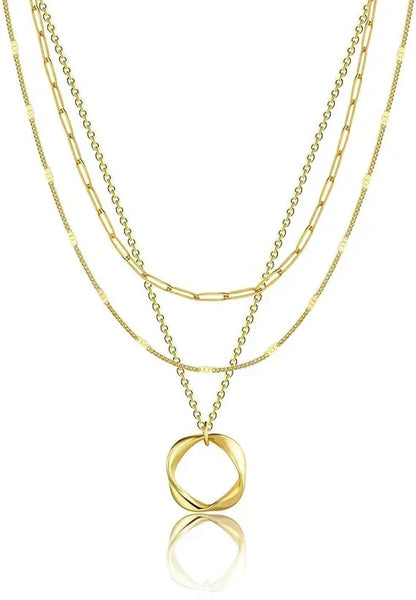 Carmen - Necklace With Gold Chain and Pendant