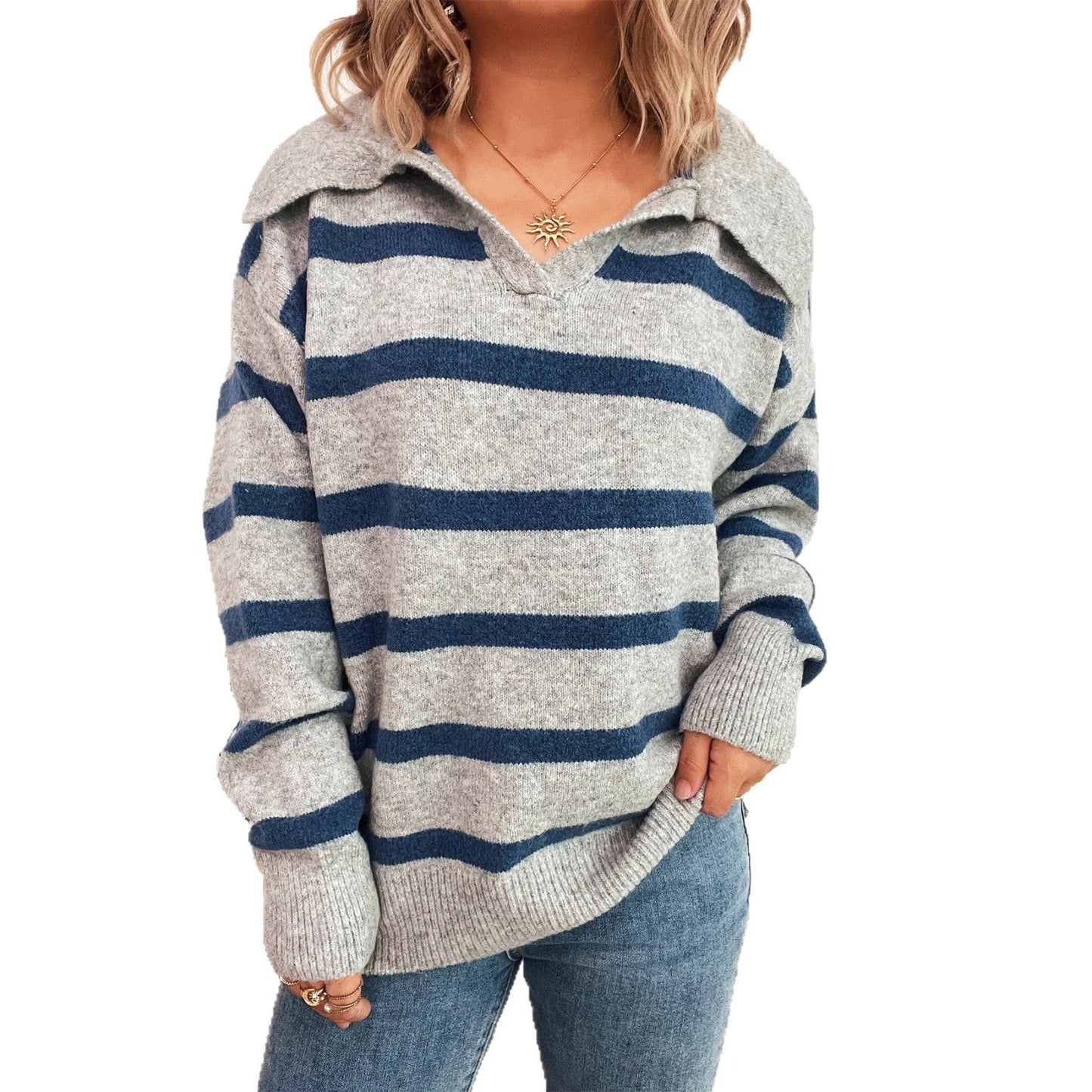 Gracefully Designed Pullover