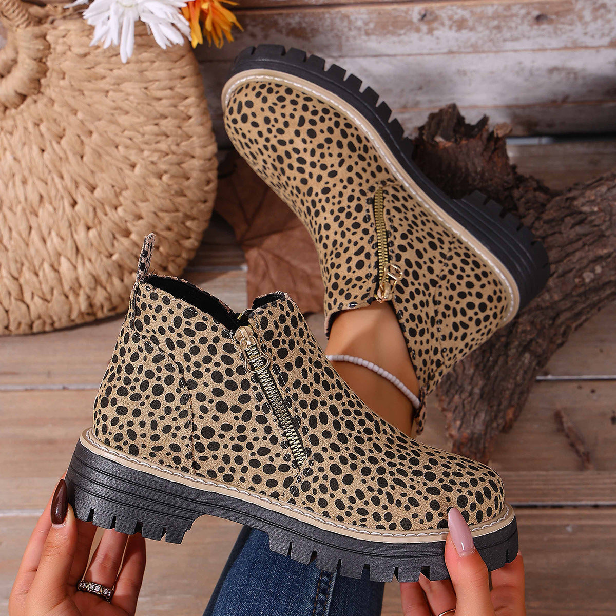 Vintage Inspired Orthopedic Boots