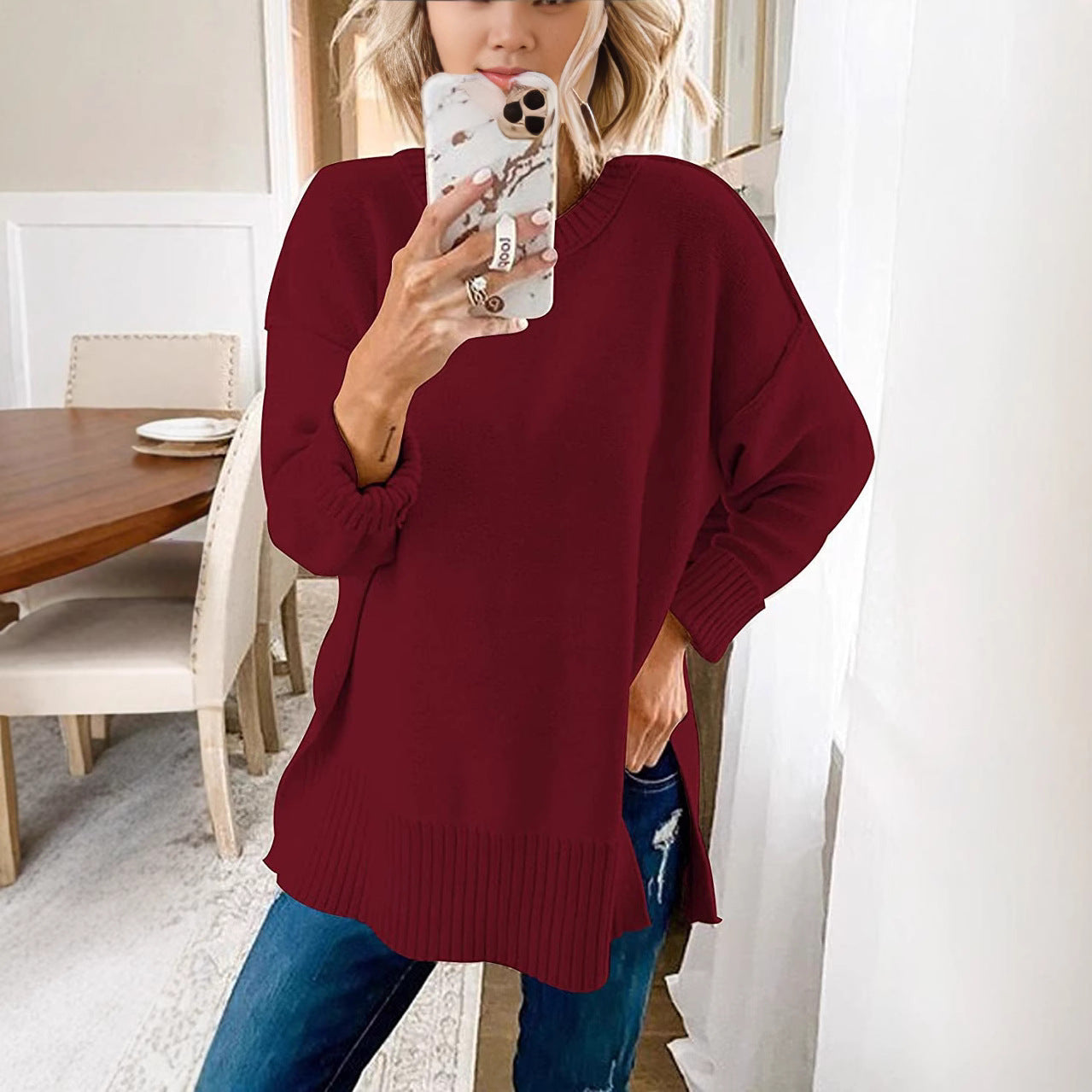 Gracefully Designed Pullover