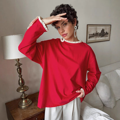 Gracefully Designed Pullover