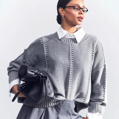 Gracefully Designed Pullover