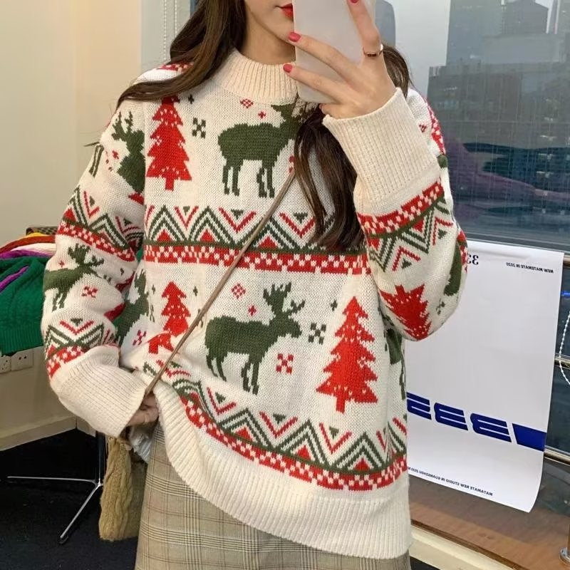 Timeless Vintage Style Pullover