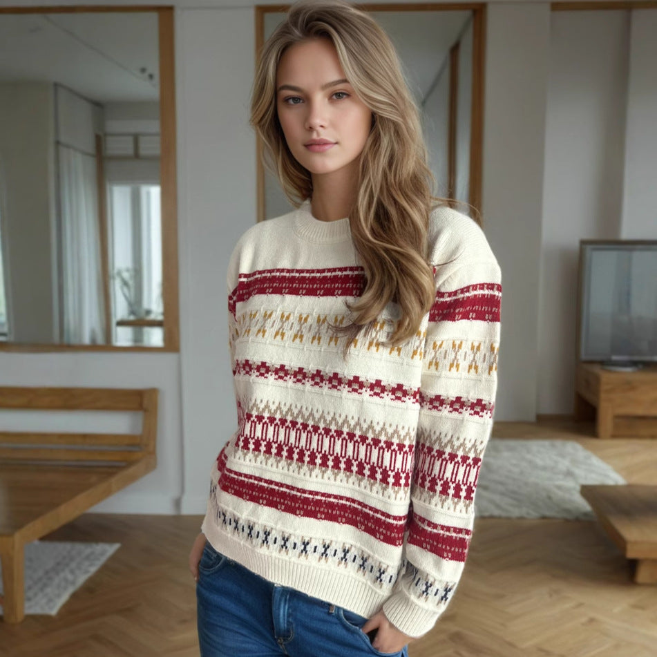 Timeless Vintage Style Pullover