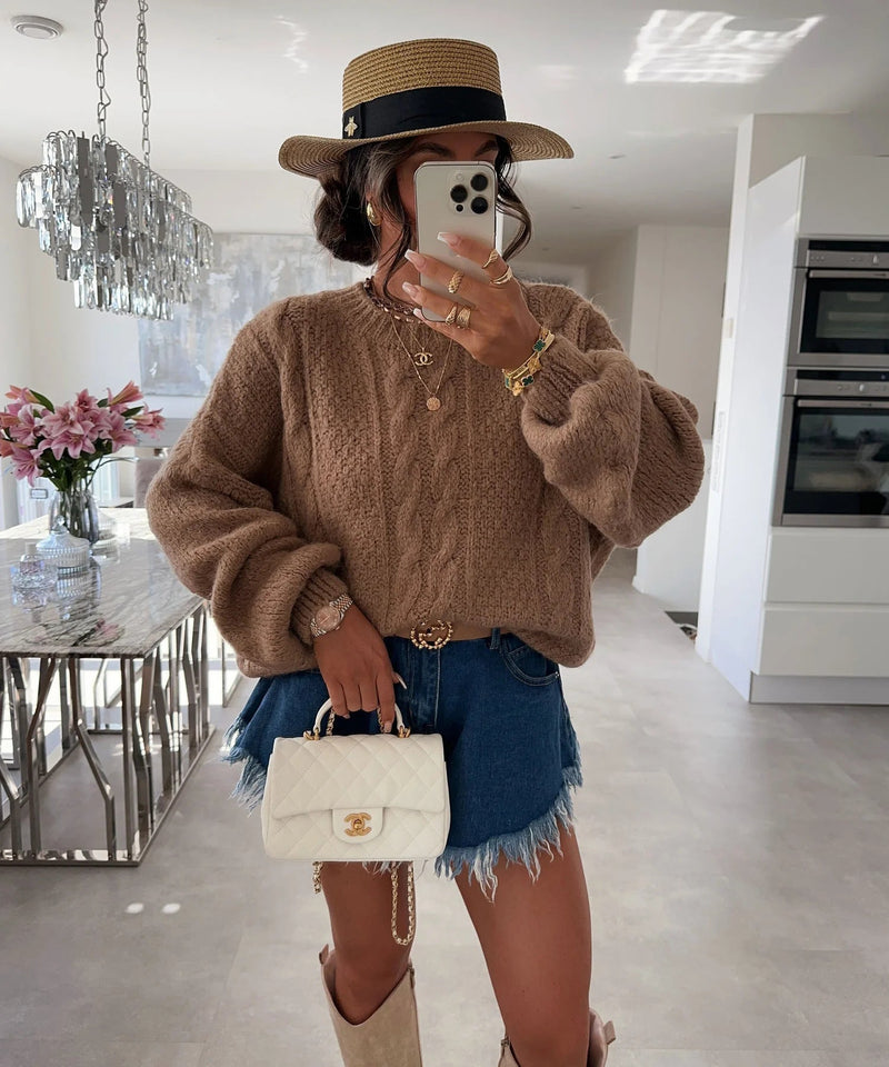 Gracefully Designed Pullover