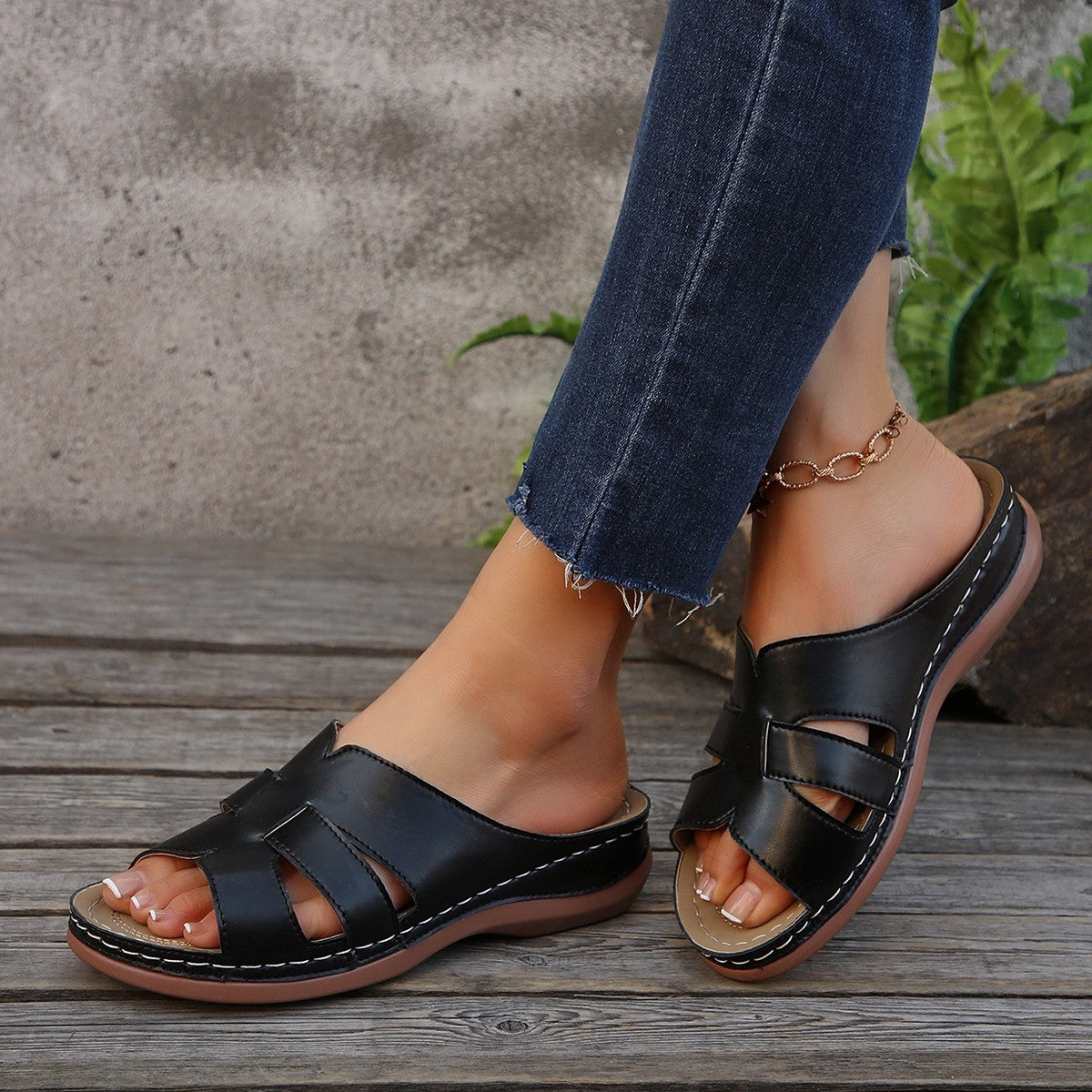 Classic Orthopedic Sandals with Timeless Style