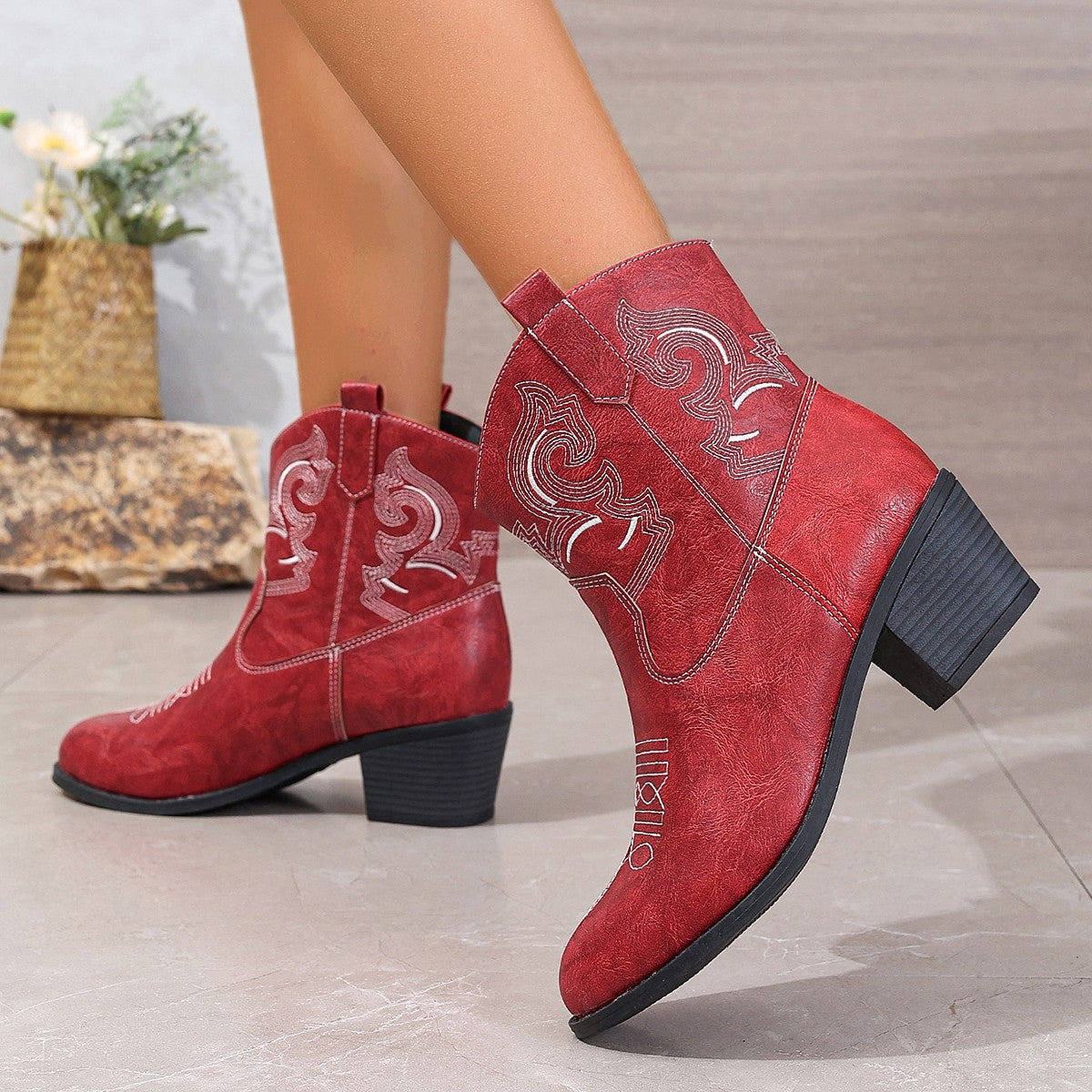Vintage Inspired Orthopedic Boots