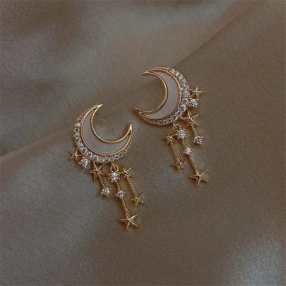 Luxurious Moonlight Earrings