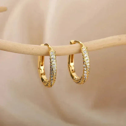 1+1 Offer: Golden Prifddinas Ring + Irregular Minimalist Shiny Gold Earrings