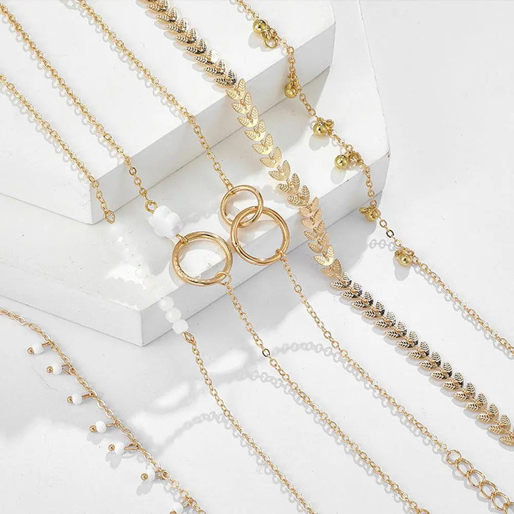 Pack of Bracelets in Gold